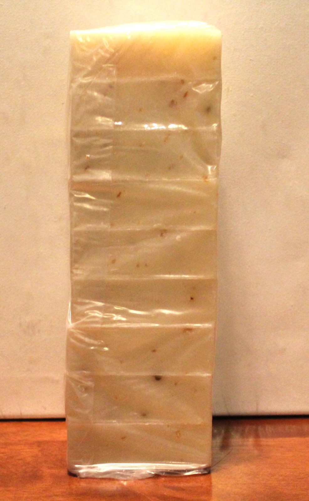 Eucalyptus Lavender Goat Milk Cold Processed handmade soap loaf, 9 precut bars