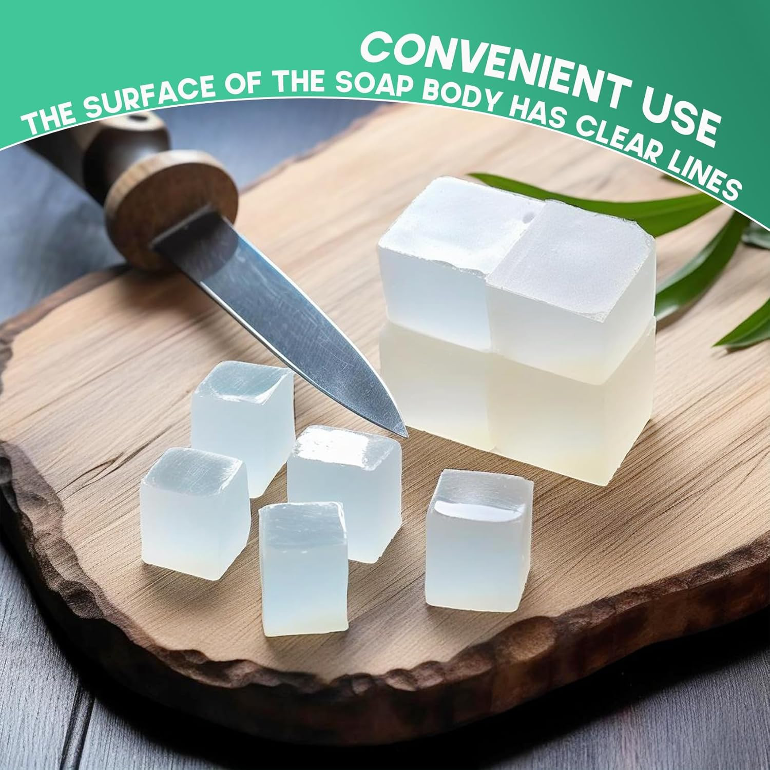 2LB Unscented Glycerin Soap Base DIY Handmade Soap Moisturizing Melt and Pour So