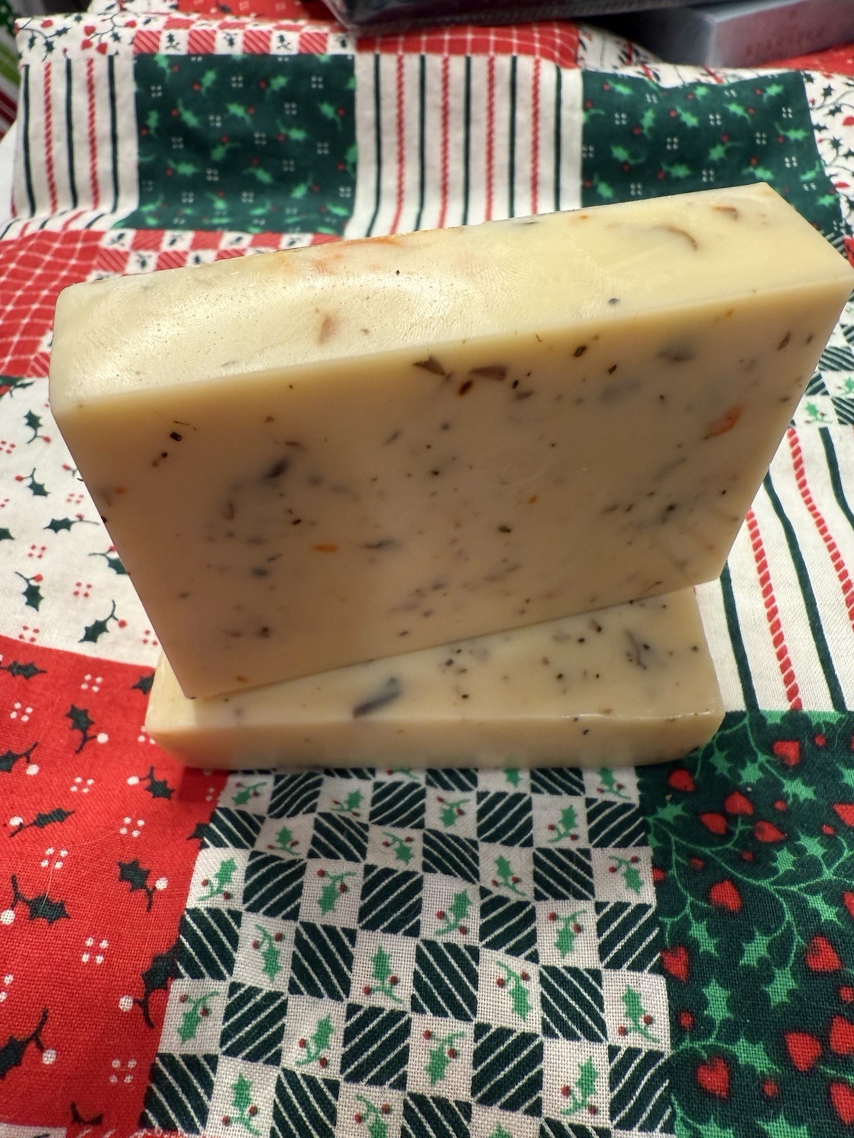Handmade Goat Milk Soap Bar Lemongrass & Chrysanthemum Vegan Organic All Natural