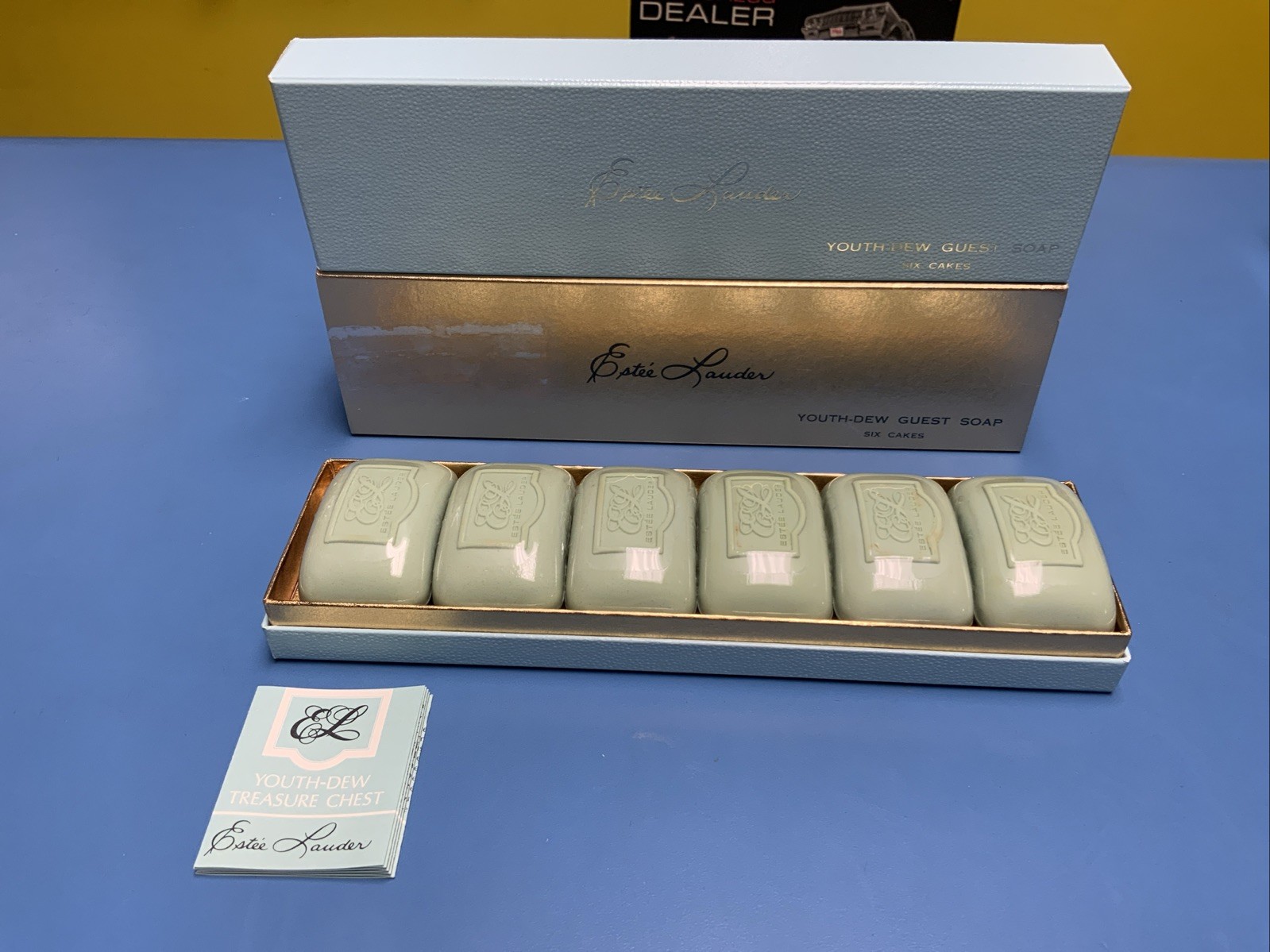 VINTAGE 80s Estée Lauder Youth Dew Guest Soap Multi Pack 6 Sealed Bars