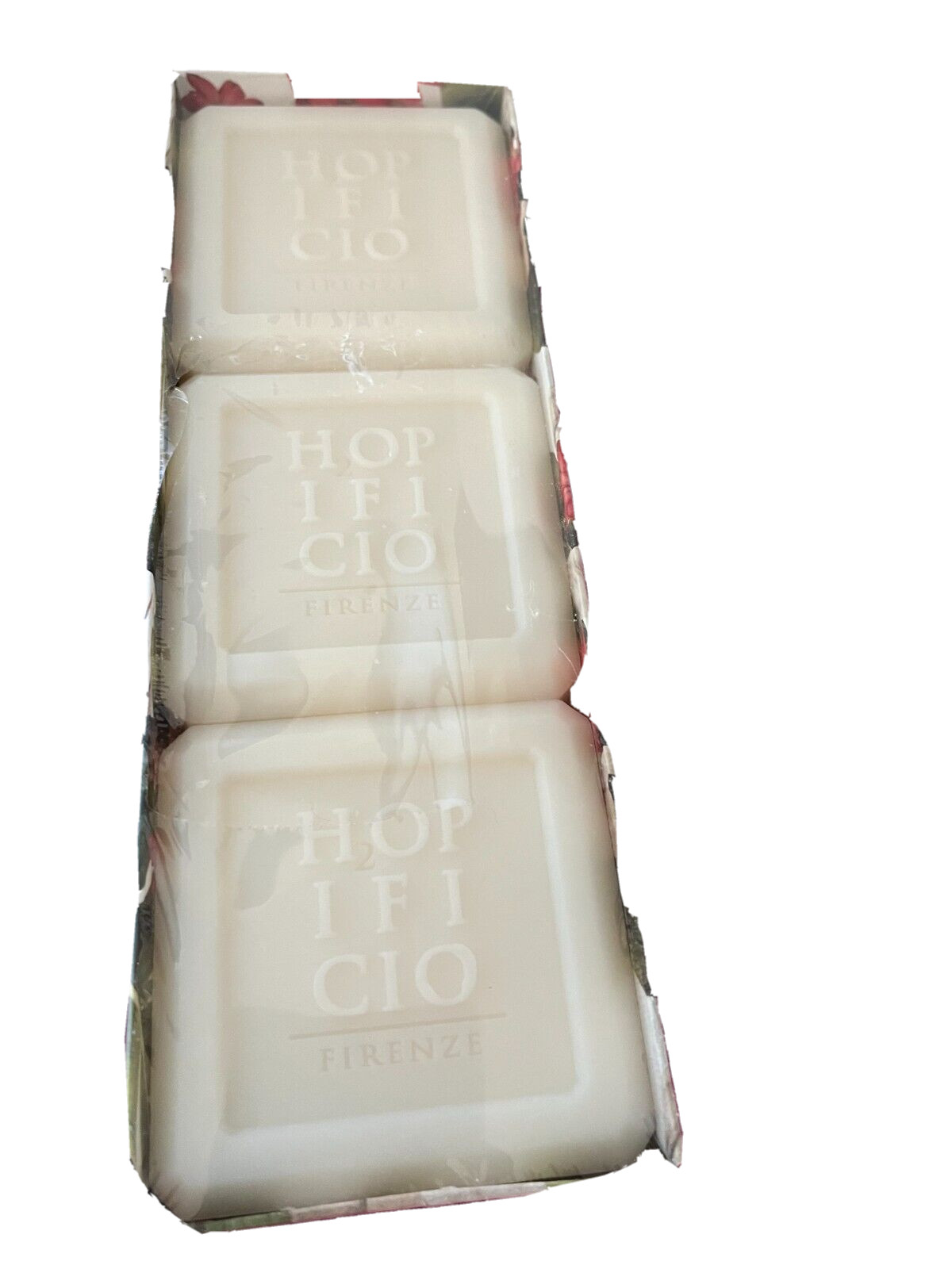 HOPIFICIO FIRENZE FINEST TRIPLE MILLED SOAP TROPICAL HIBISCUS BOX WITH ,3 SOAPS