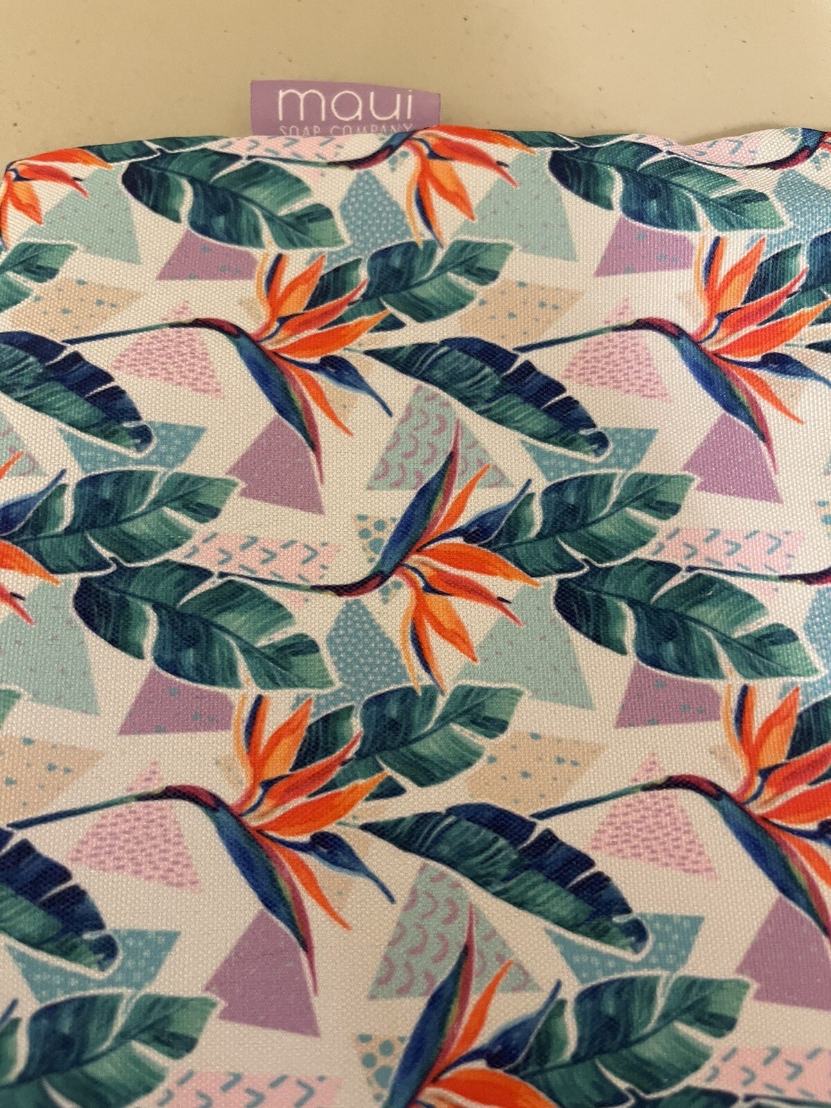 Maui Soap & Birds of Paradise Travel Pouch New