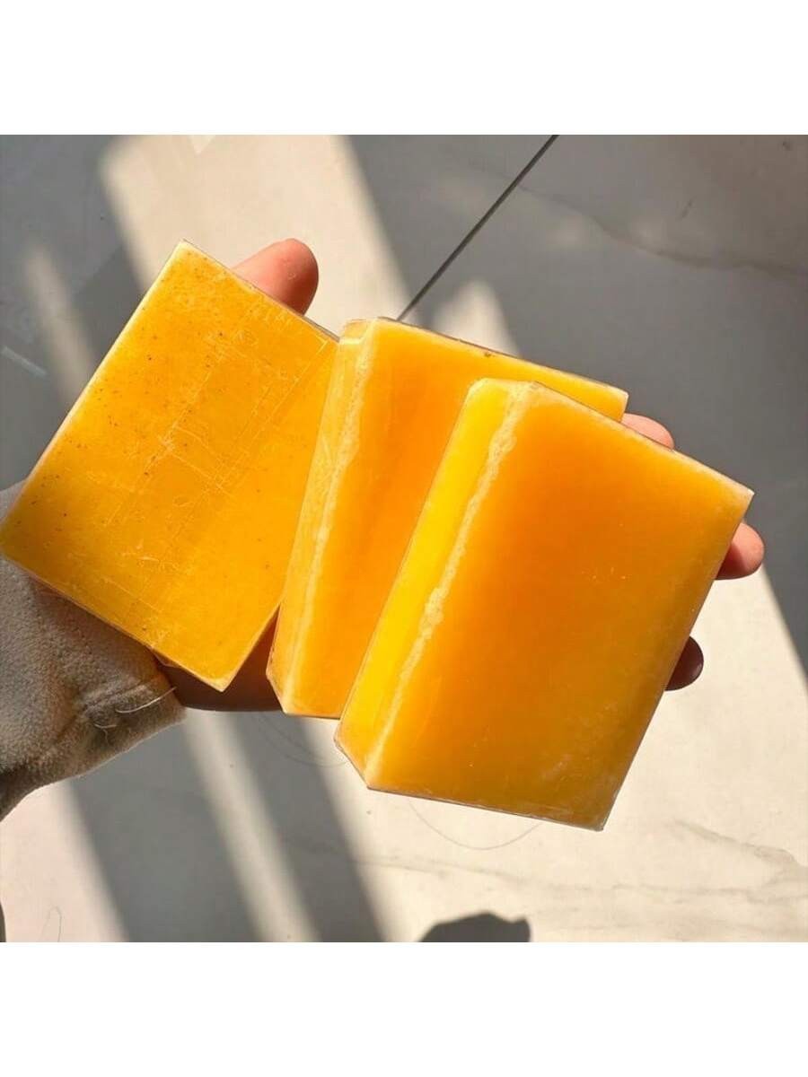 6PC Lemon Turmeric Kojic Acid Soap Dark Spot Whitening Turmer Turmeric Skin