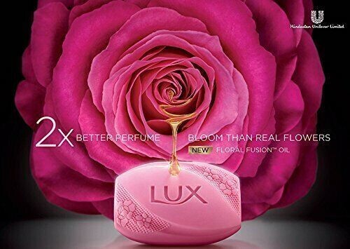 Lux Soft Touch French Rose & Almond oil Soap Bar, 100g ,pack of 4+1 bar free