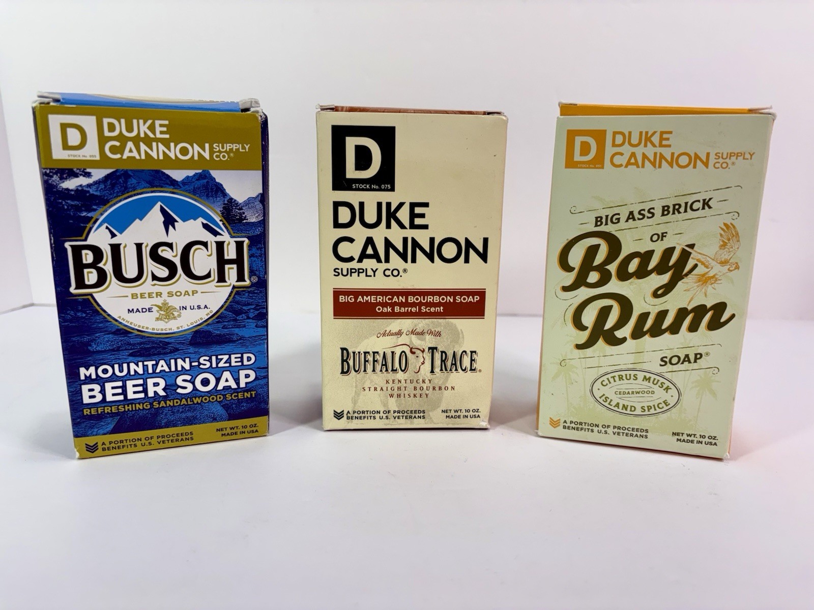 Duke Cannon Big A** Brick Bay Rum/Busch Beer/Buffalo Trace 10oz Mountain Sz Soap