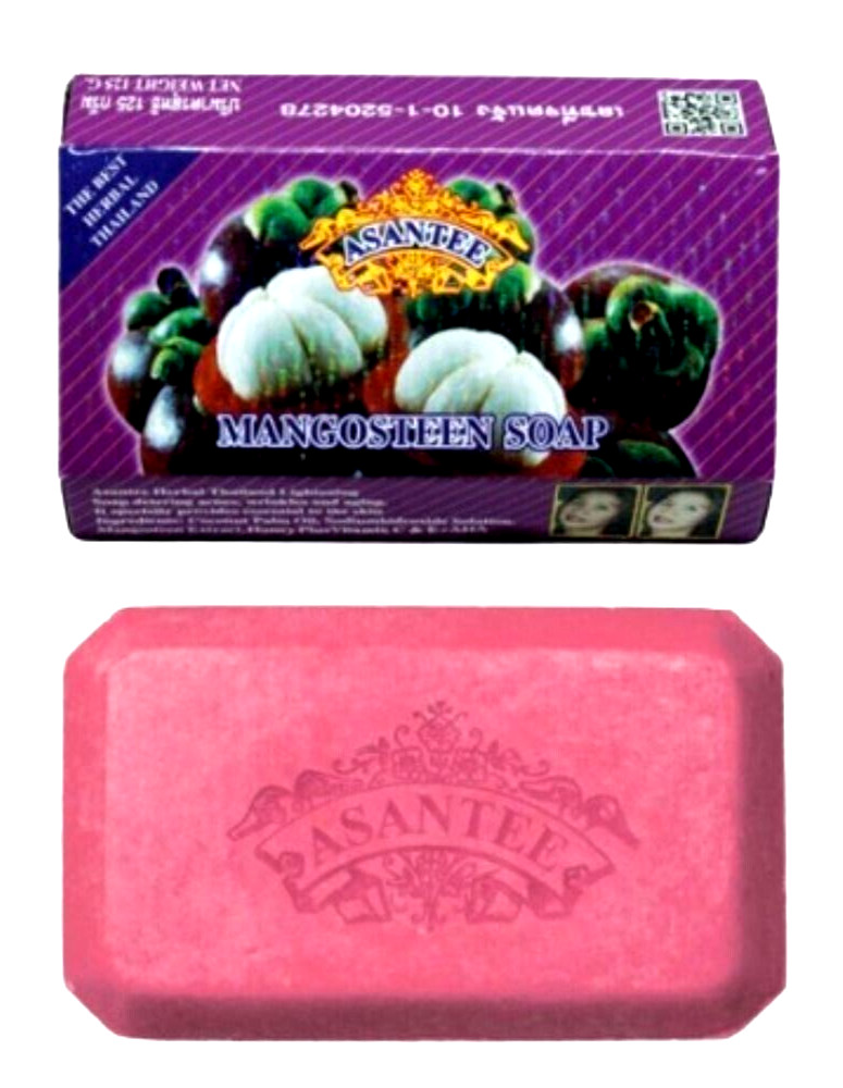 Asantee soap mangosteen honey herbal thai vitamin skin face bars bacteria /125g.