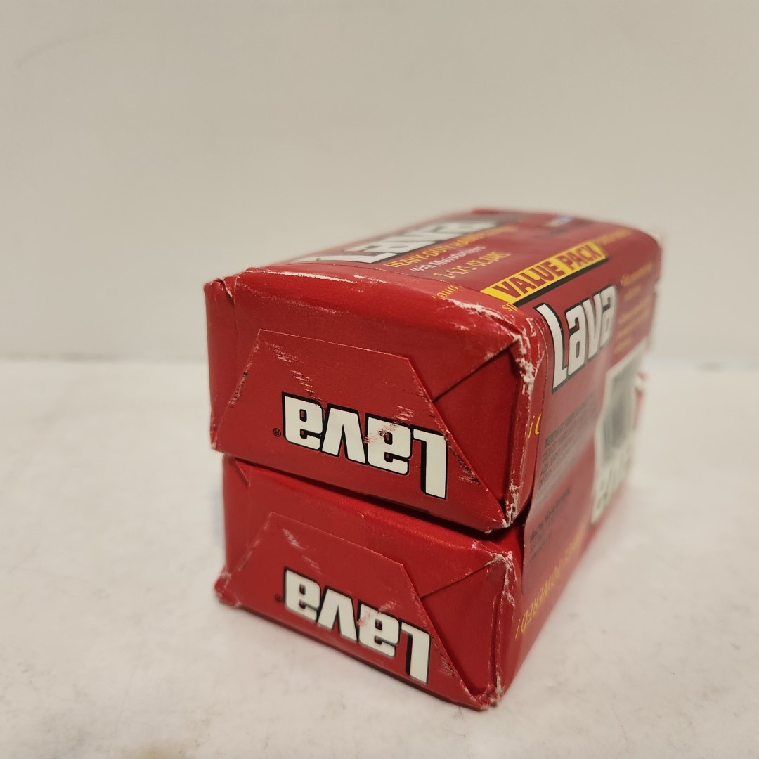 Lava Heavy Duty Hand Cleaner 2 Pack 5.75oz Bar Soap Red NASCAR Package