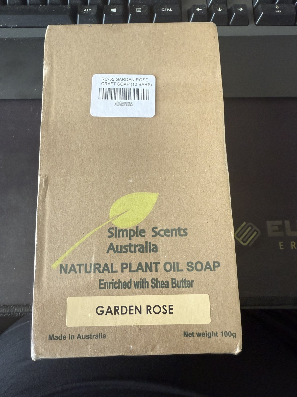 Garden Rose Simple Scents Australia Natural Soap Bars (12 Bars), 3.5oz