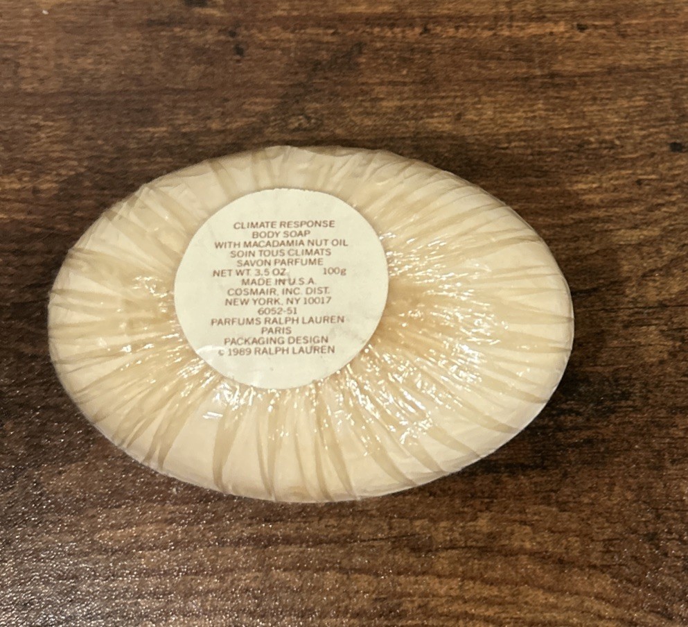 Vintage 1989 Ralph Lauren Climate Response Body Soap 3.5 oz Sealed