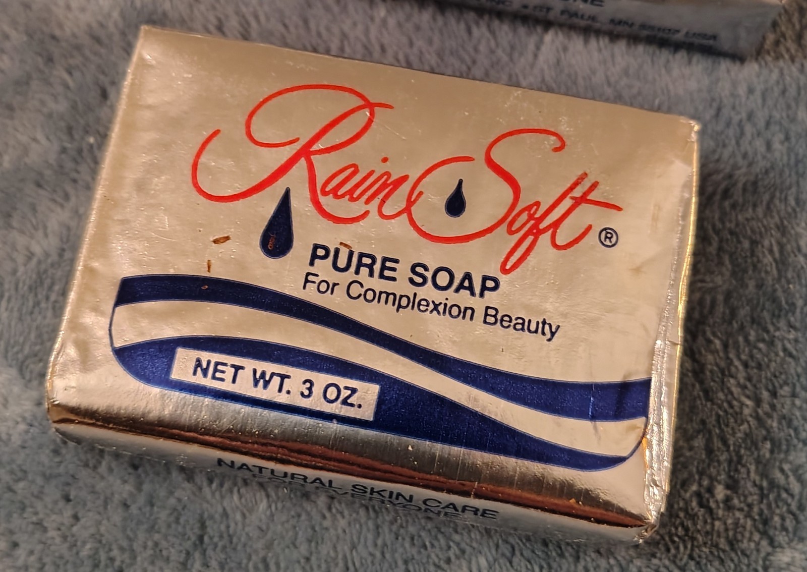 Vtg Lot 7 Bars Rain Soft Soap Lan-O-Sheen Hard-Milled 3 Oz Complexion Beauty USA