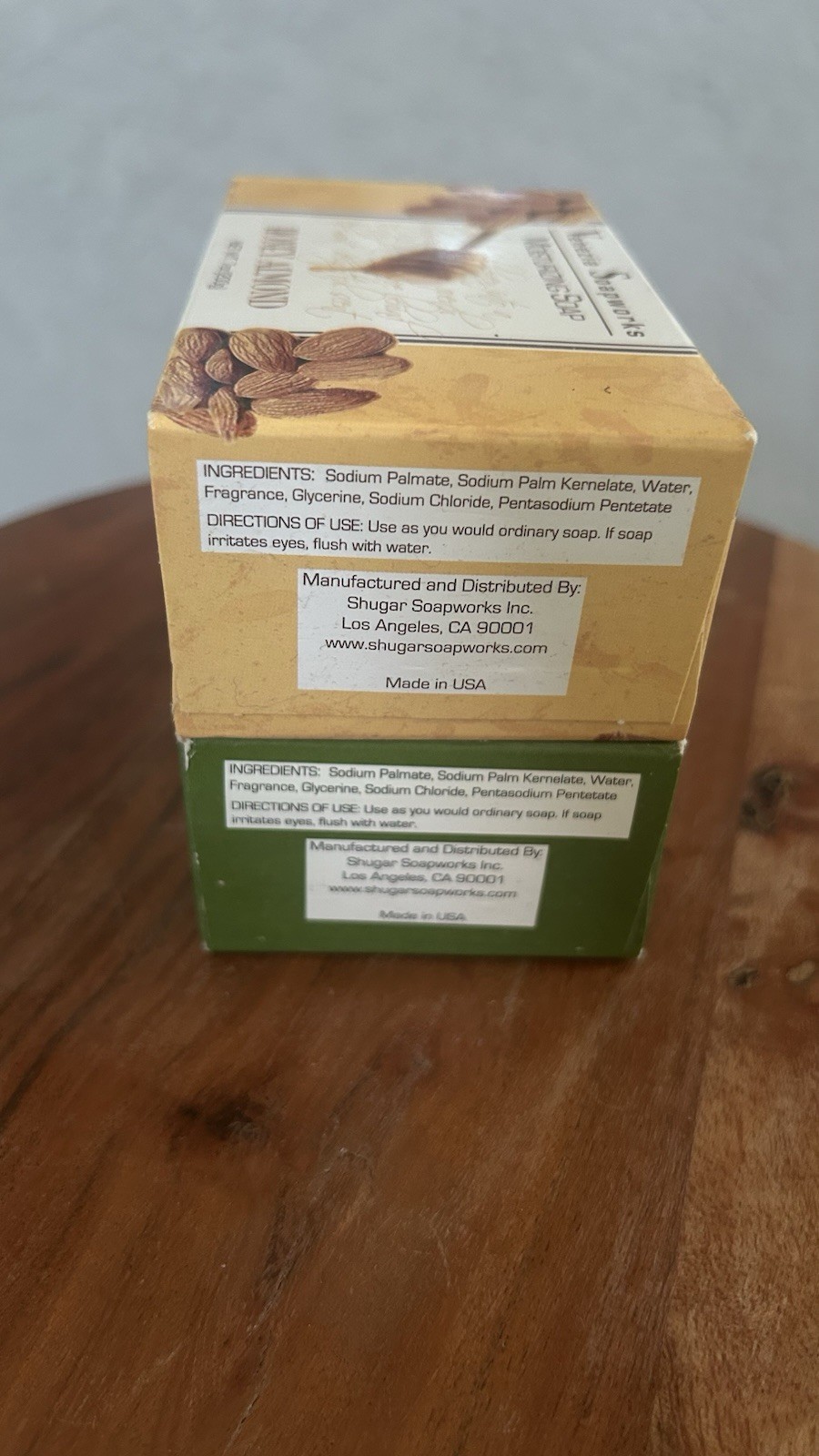 LOT (2) VENEZIA Soap works PURE VEGETABLE LEMON Verbena & Green Tea Soap 7oz NIB
