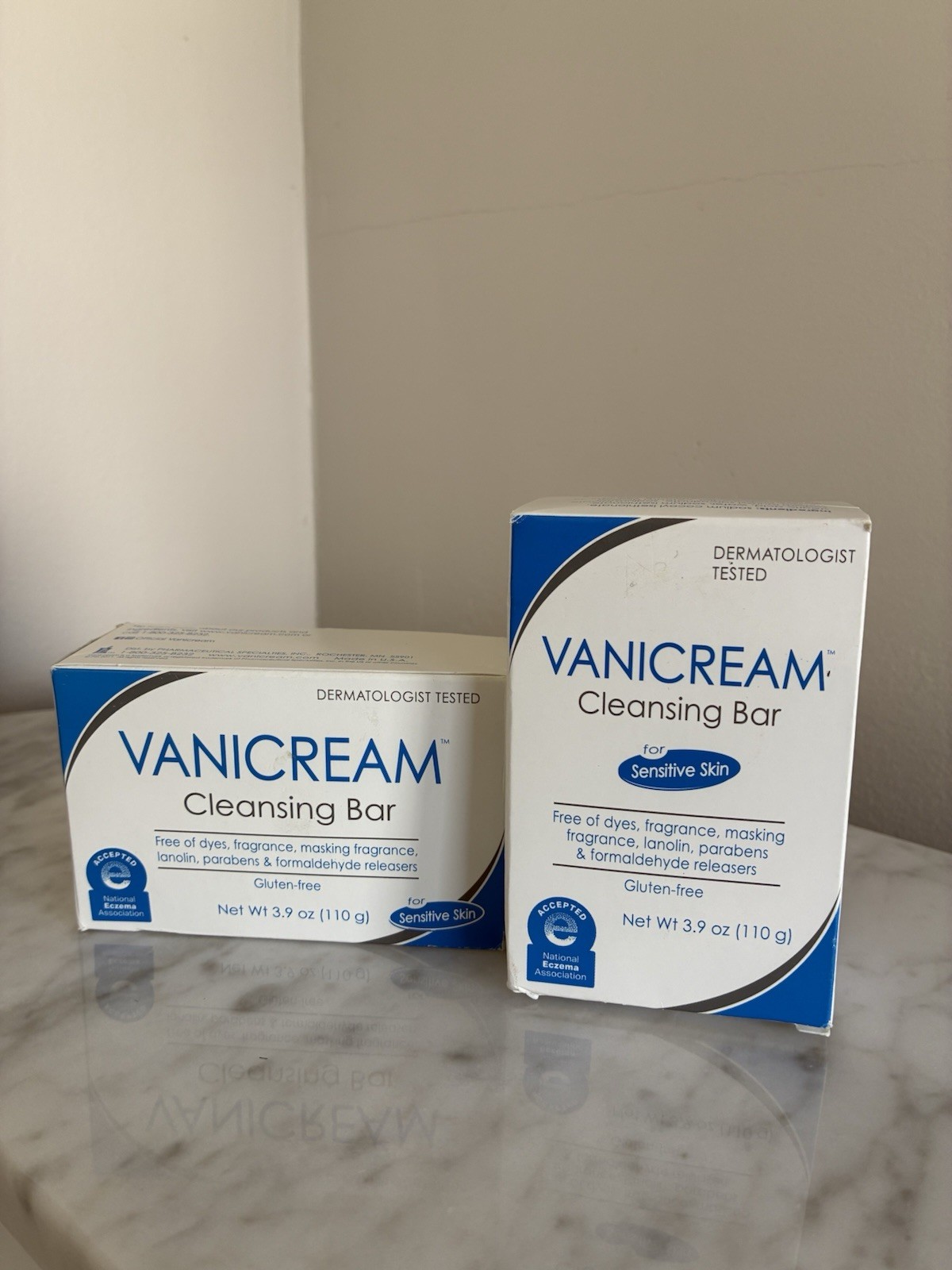 Vanicream Cleansing Bar Fragrance Free 3.9oz, Bundle of 2