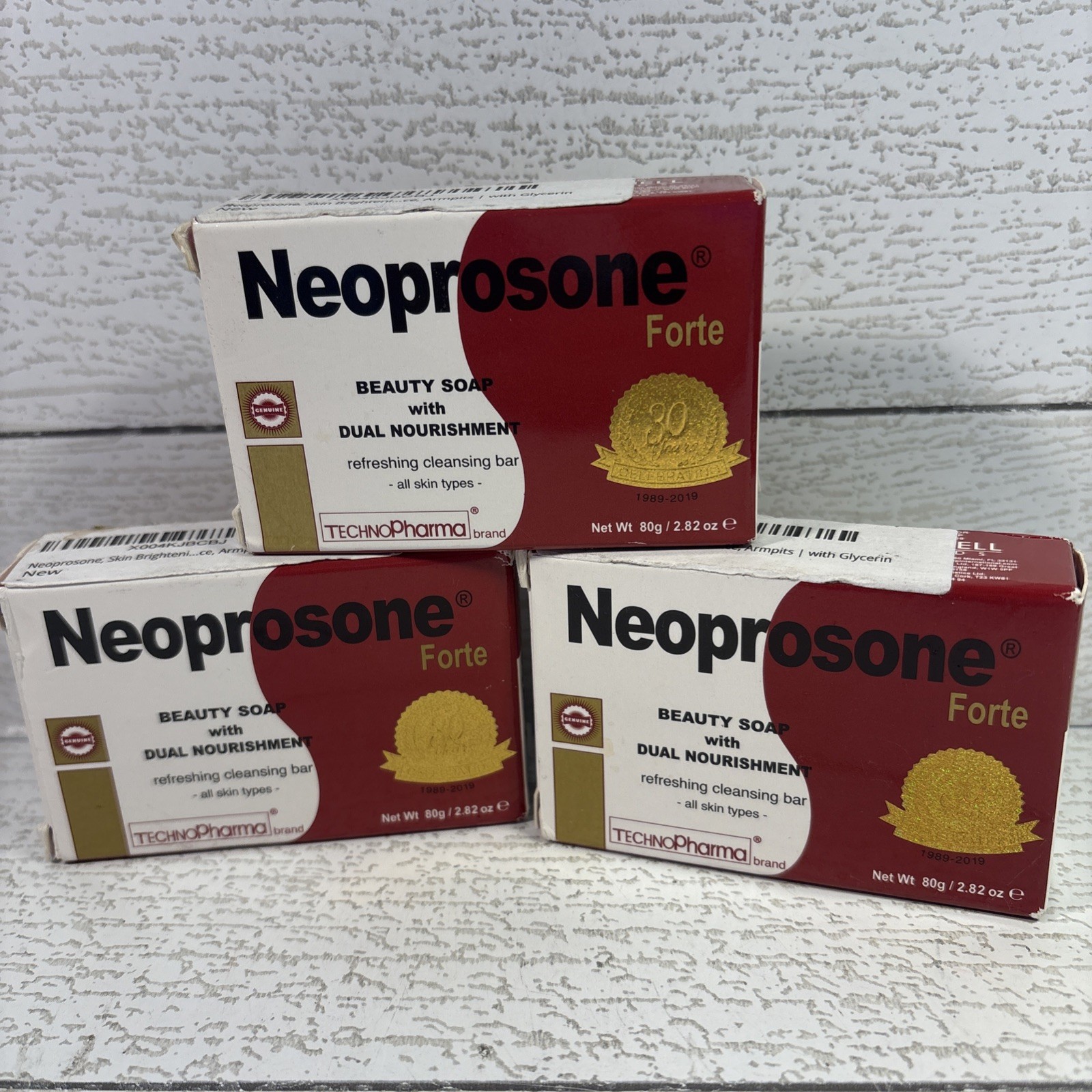 3- Neoprosone, Skin Brightening Soap | 2.82 oz / 80 g | Exfoliating Soap