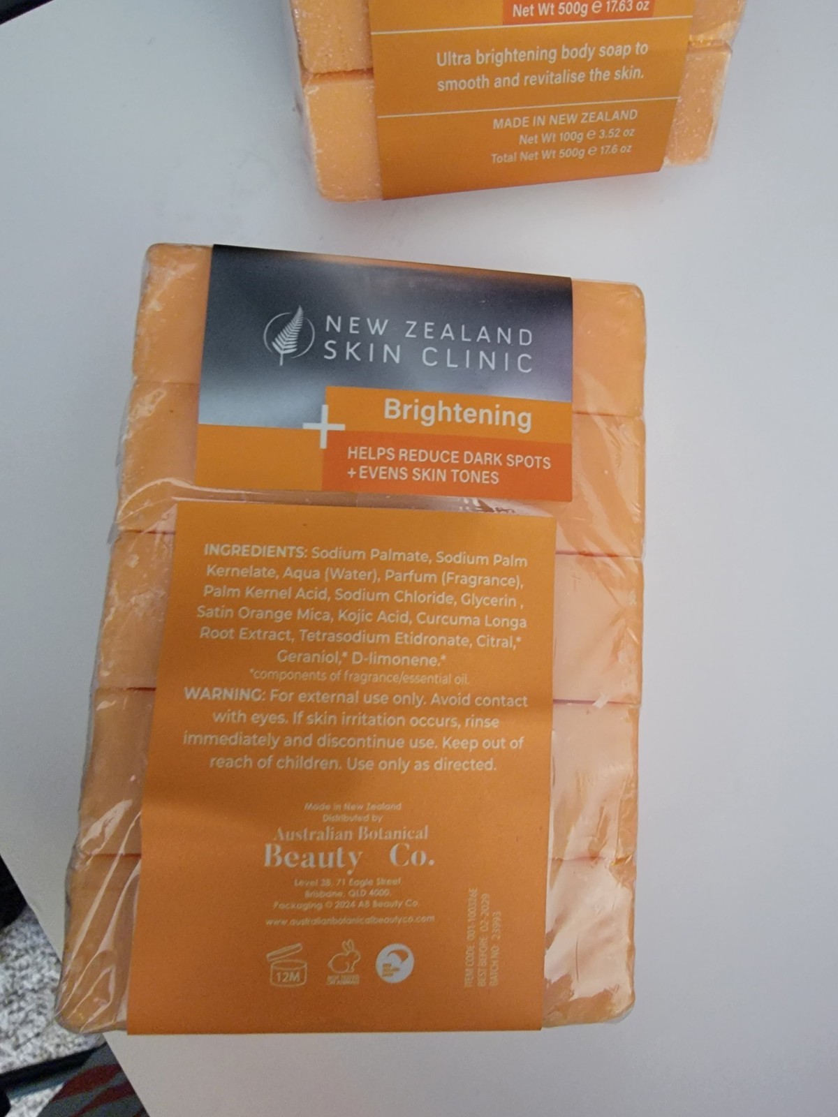 New Zealand Skin Clinic Brightening Kojic & Turmeric Body Soap 5 Pk 17.6 oz