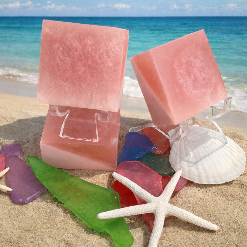 OCEANSIDE SOAP 2 GOAT’S MILK/GLYCERIN BARS- INCREDIBLE SCENTS/LUXURIOUS SOAPS!