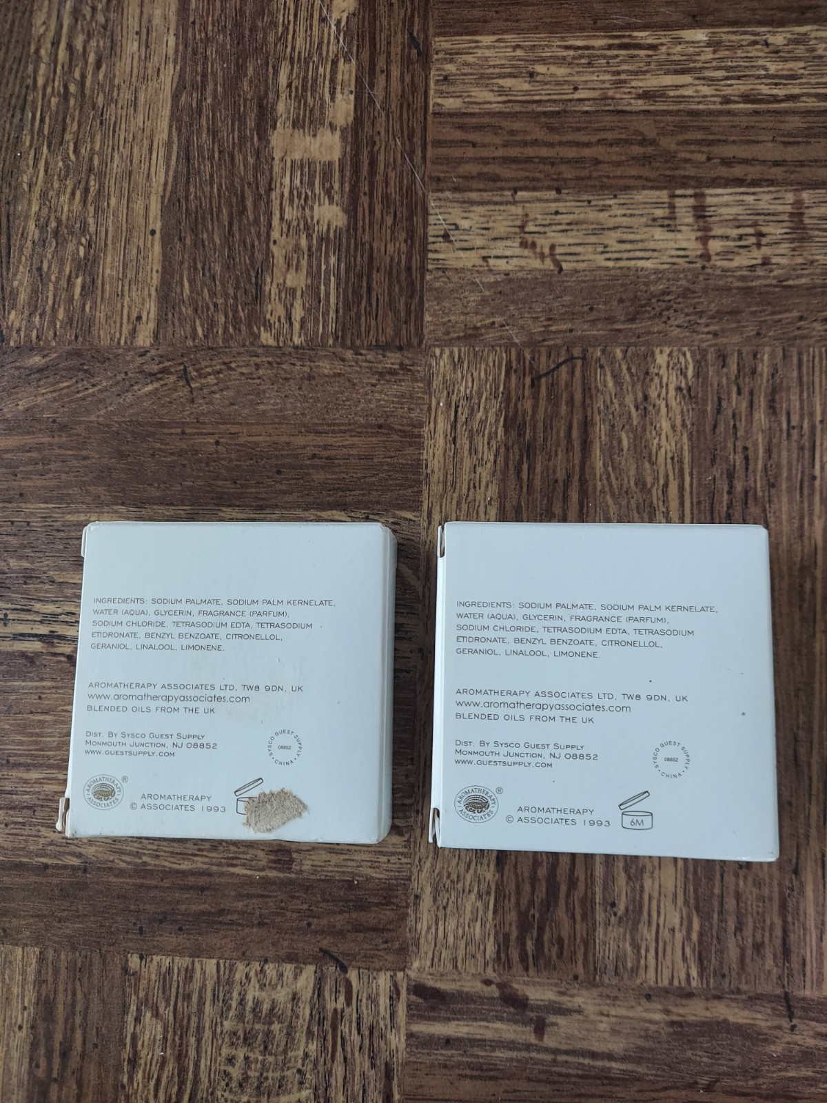 NIB 2 Aromatheropy Associates Soap, 40 g., 1.4 oz.