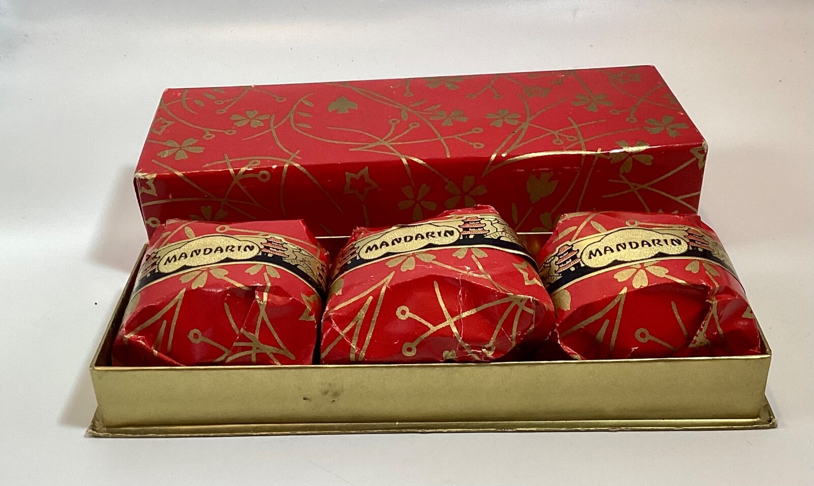 Vintage MANDARIN Soap 3 Bars