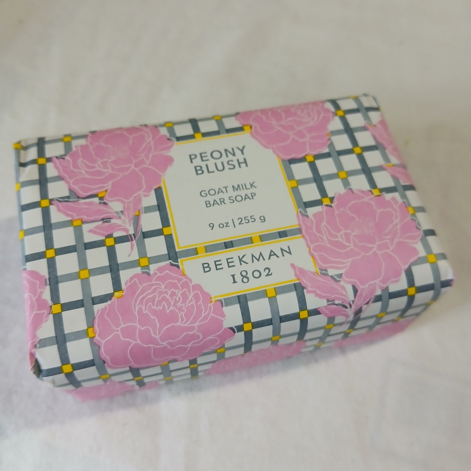 Beekman 1802 PEONY BLUSH 9 oz goat milk soap Made in the USA NEW