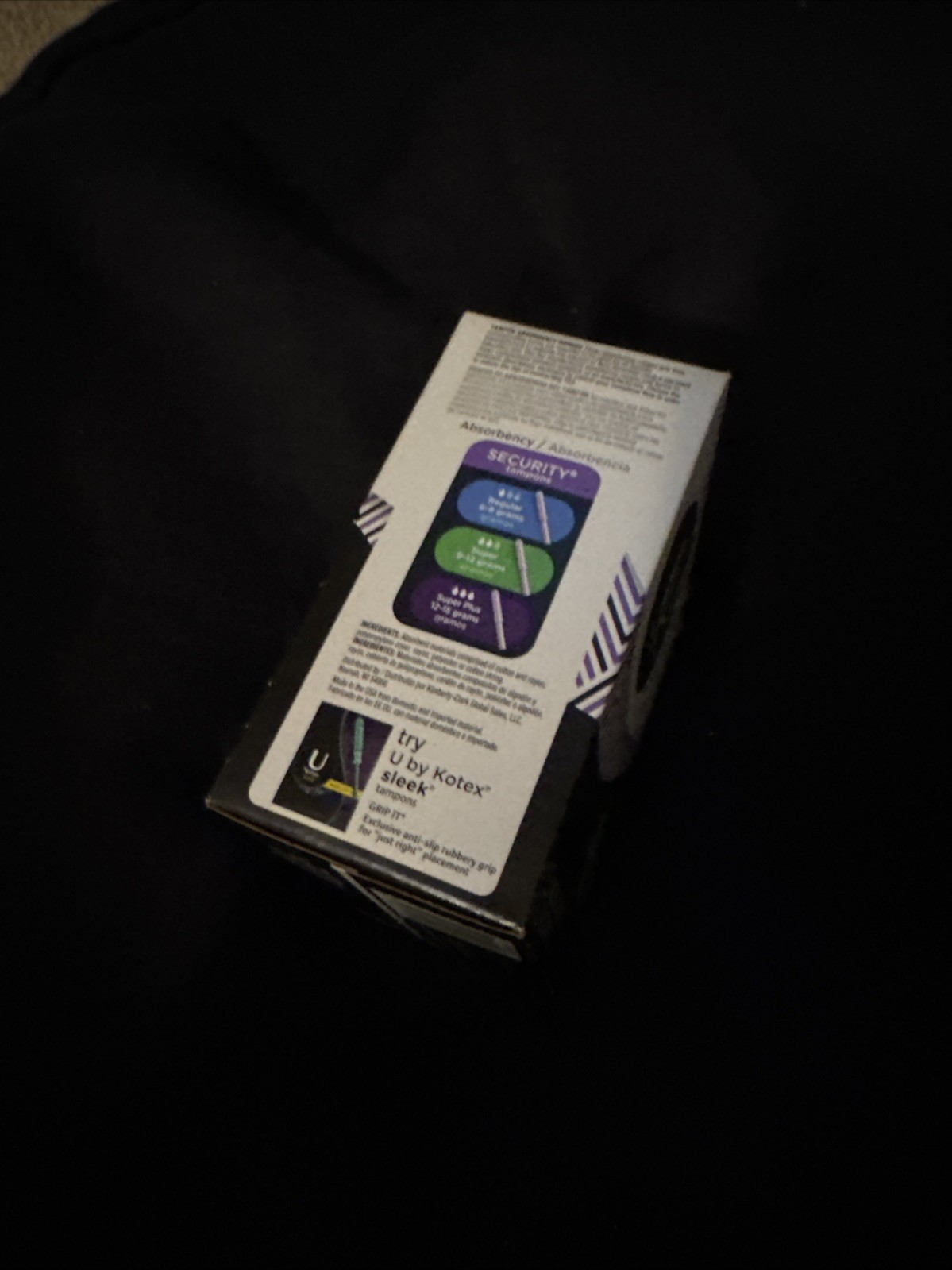 U by Kotex Security Tampons SUPER Unscented, 18ct