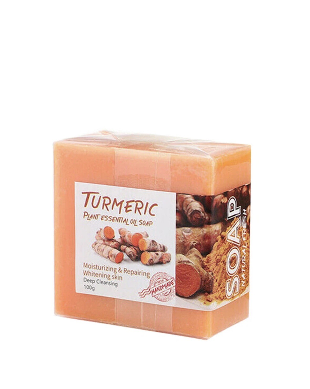 2pc Turmeric Soap Skin Whitening Dark Spots lightening Acne Brightening Turmeric