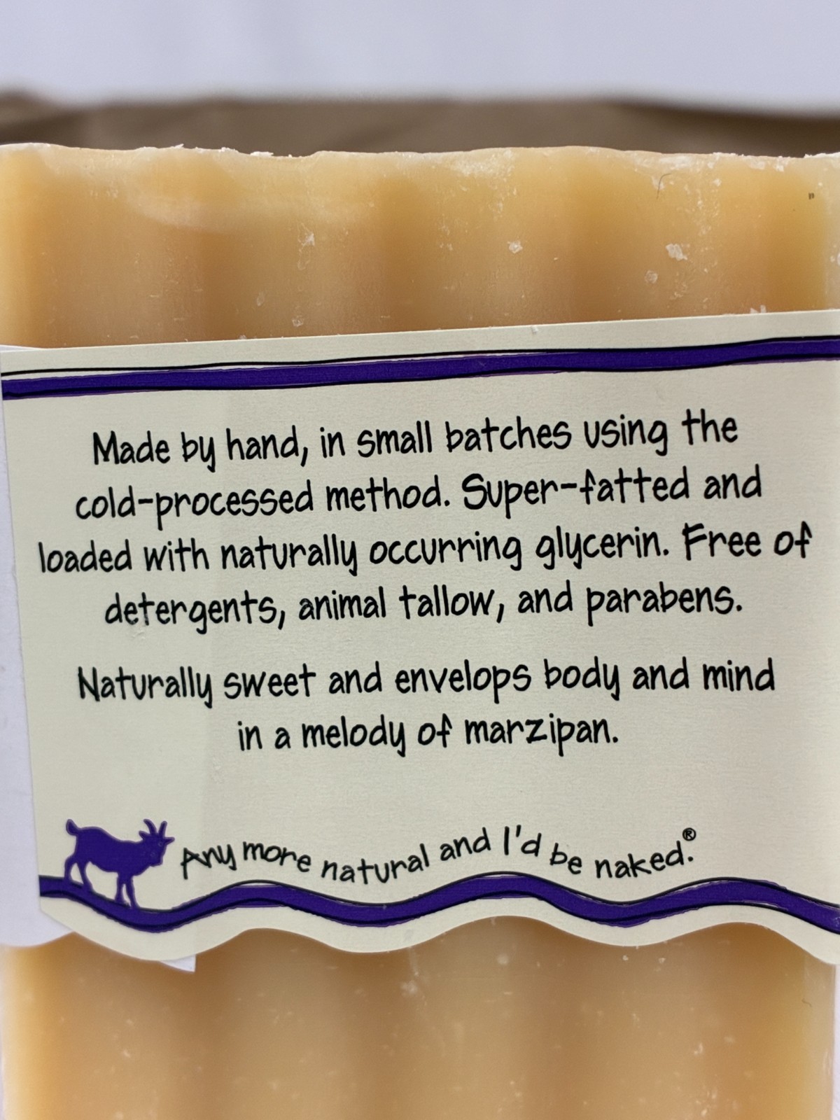 6-PACK Zum Bar Goat’s Milk Soap almond Bars 3 Oz Each saponified 100%