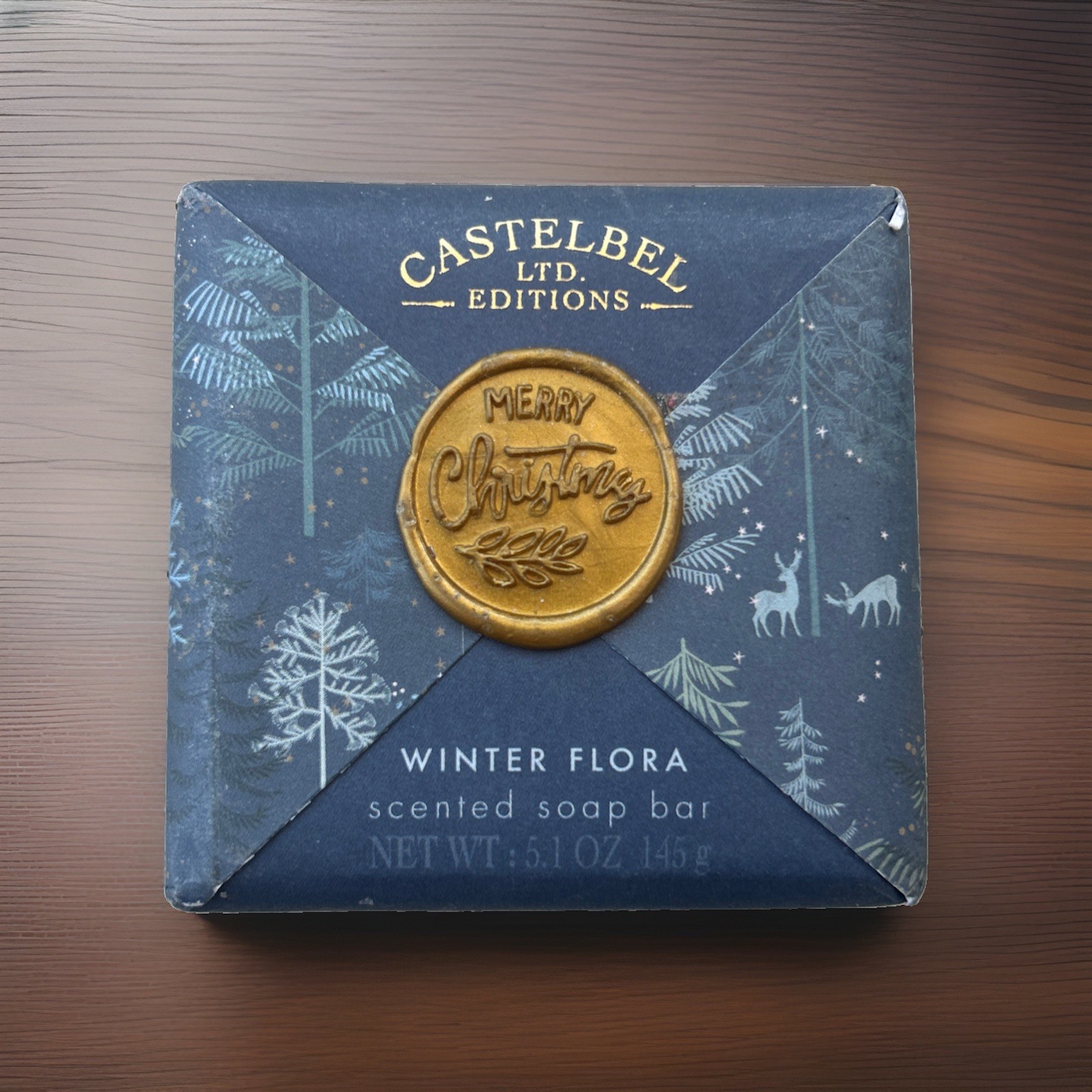World Market exclusive Castelbel Luxe Seal Bar Soap winter flora New – wax seal
