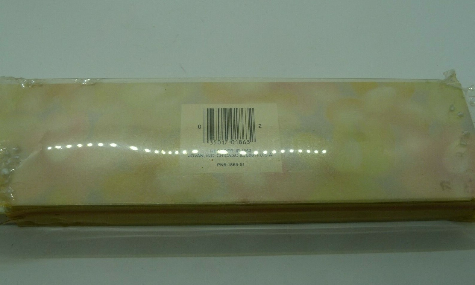 Vintage Jovan Winter Flower Garden Fancy Guest Bathroom Gift Soap Sealed