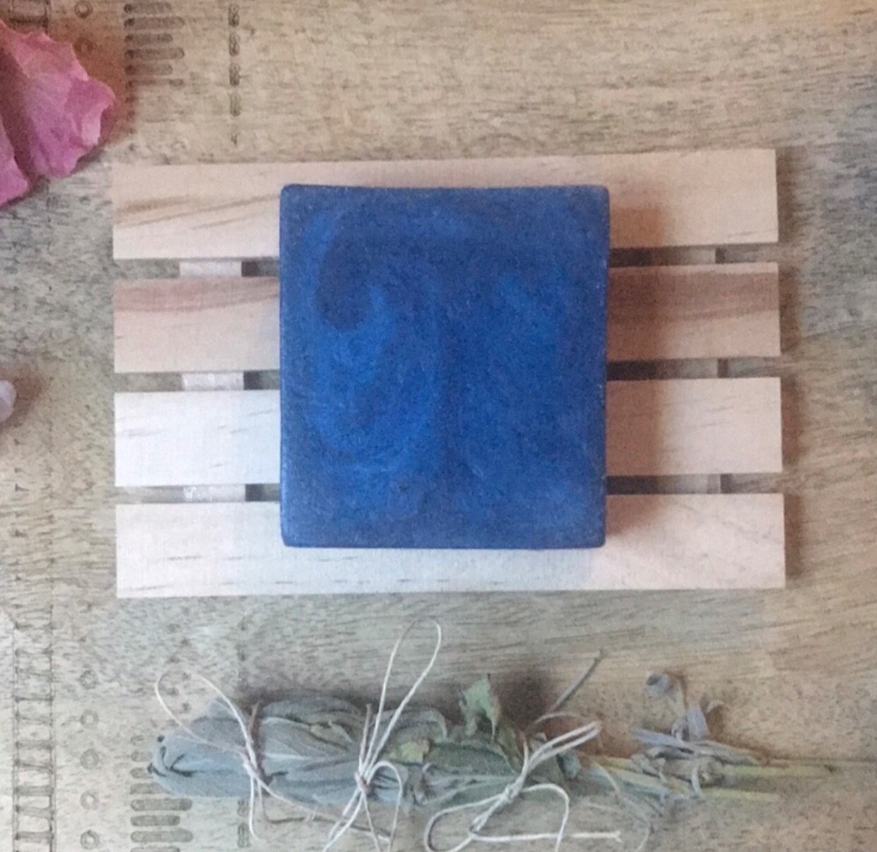 BLUEBERRY PIE vegan glycerin bar soap(4.5 oz)
