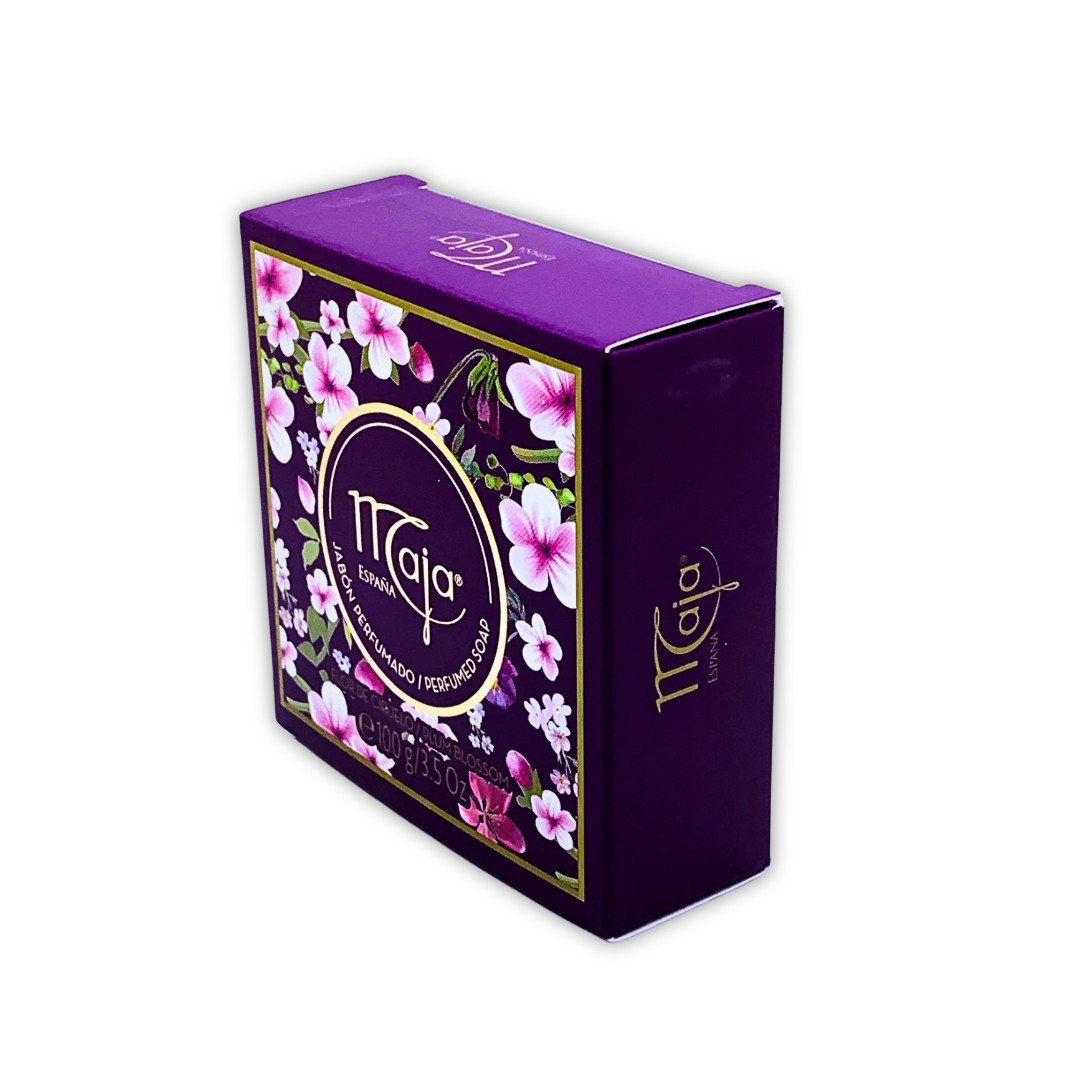 Maja España Plum Blossom Perfumed Soap Bar – Floral Scent | 3.5 oz