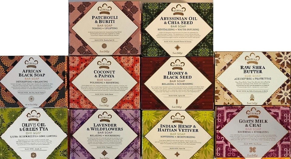 Nubian Heritage – 10 Pack Favorite- 5oz Soaps