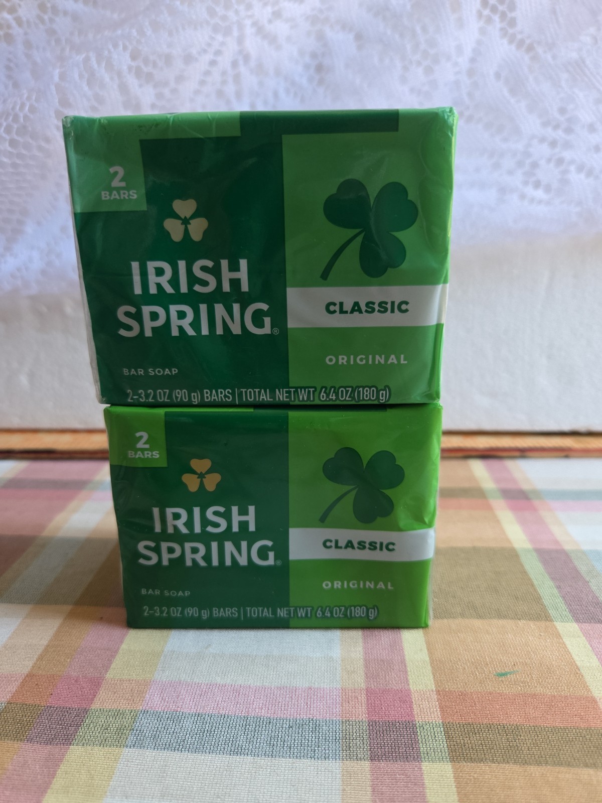 Irish Spring Original Scent Classic Bar Soap Pack of 2 – 3.2 oz Bars 2 Packs