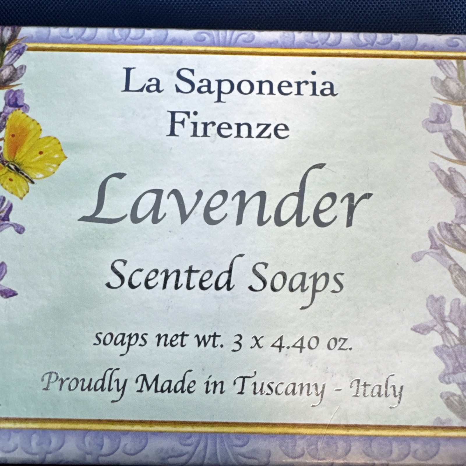 La Saponeria Firenze Lavender Scented Soaps 6 x 4.40oz Tuscany Italian NEW Italy