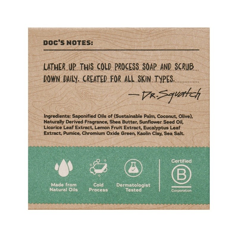 Natural Bar Soap Men 3 Pack Exfoliating Rainforest Scent Eucalyptus Sage New