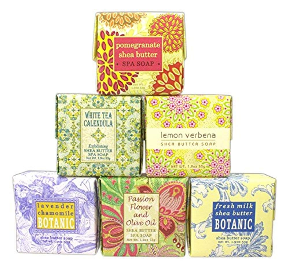 6-Pack Aromatherapy Soaps – Fresh Milk, Lemon Verbena, Lavender, and More