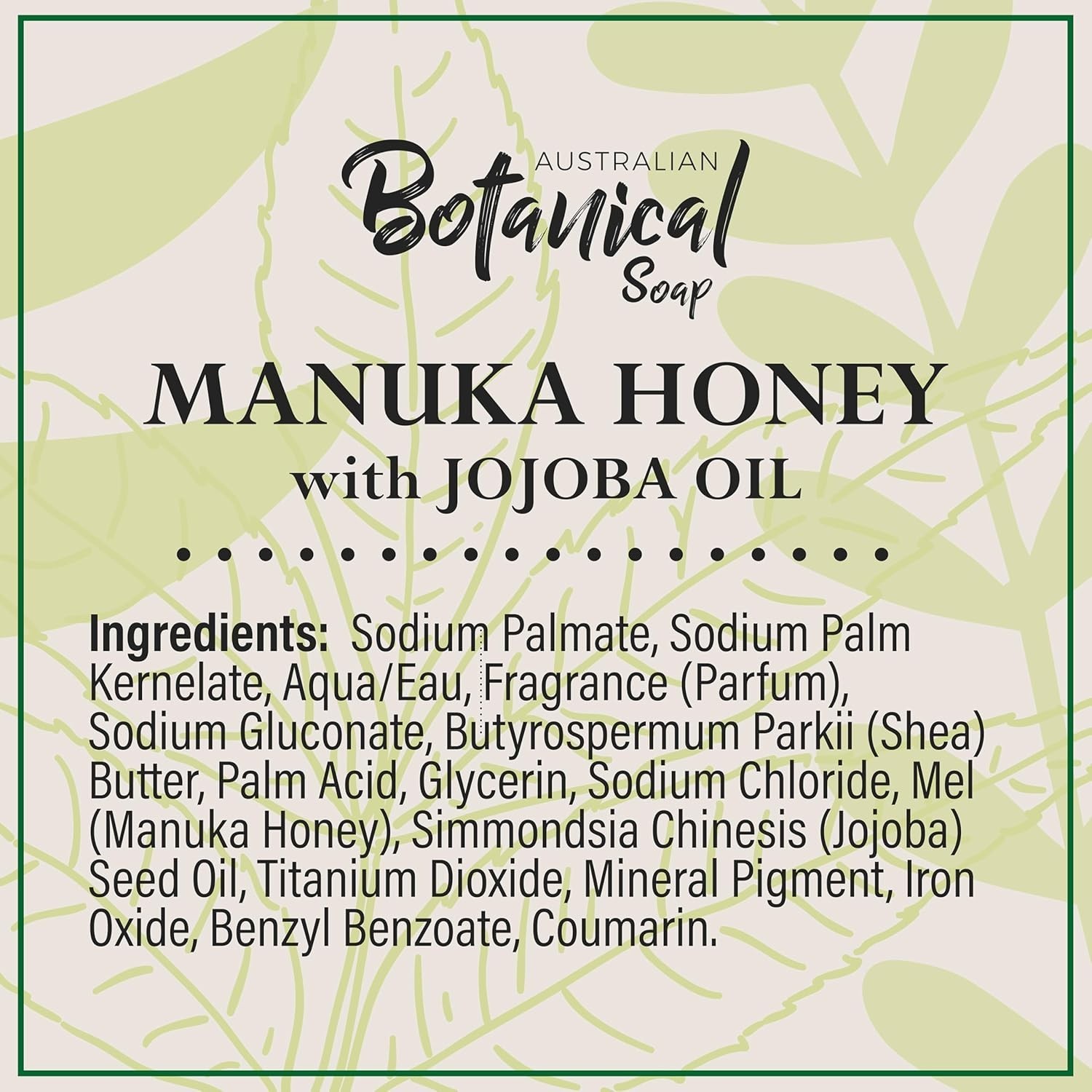 Organic Shea Butter-Enriched 6.6 OZ Manuka Honey & Jojoba Oil Soap – 8 Pieces
