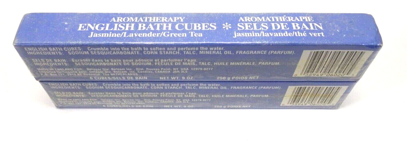 VTG Assorted Aromatherapy English Bath Cubes 9 oz FACTORY SEALED