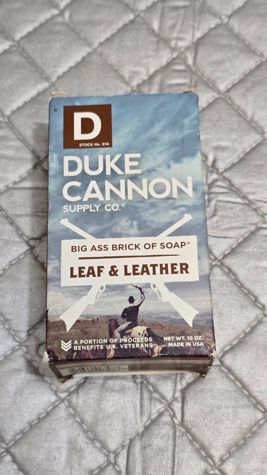 Duke Cannon Big Ass Brick of Soap Leaf & Leather 10oz Bar