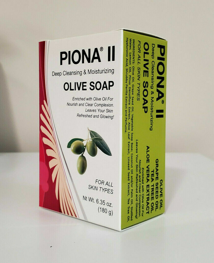 Piona II Deep Cleansing & Moisturizing Olive Soap 6.35oz / 180g