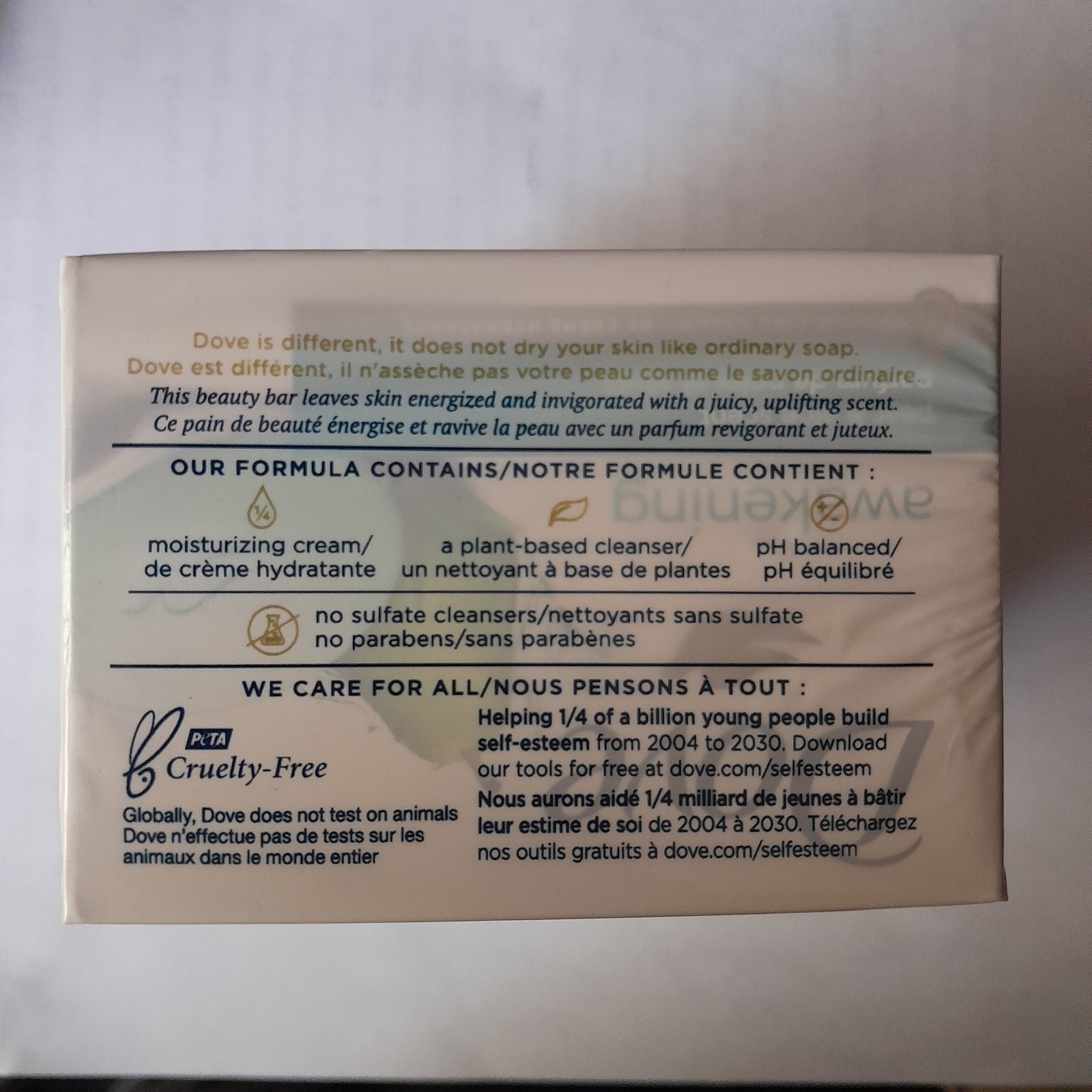Dove Awakening Pear & Aloe Scent Moisturizing Cream 3 Bars