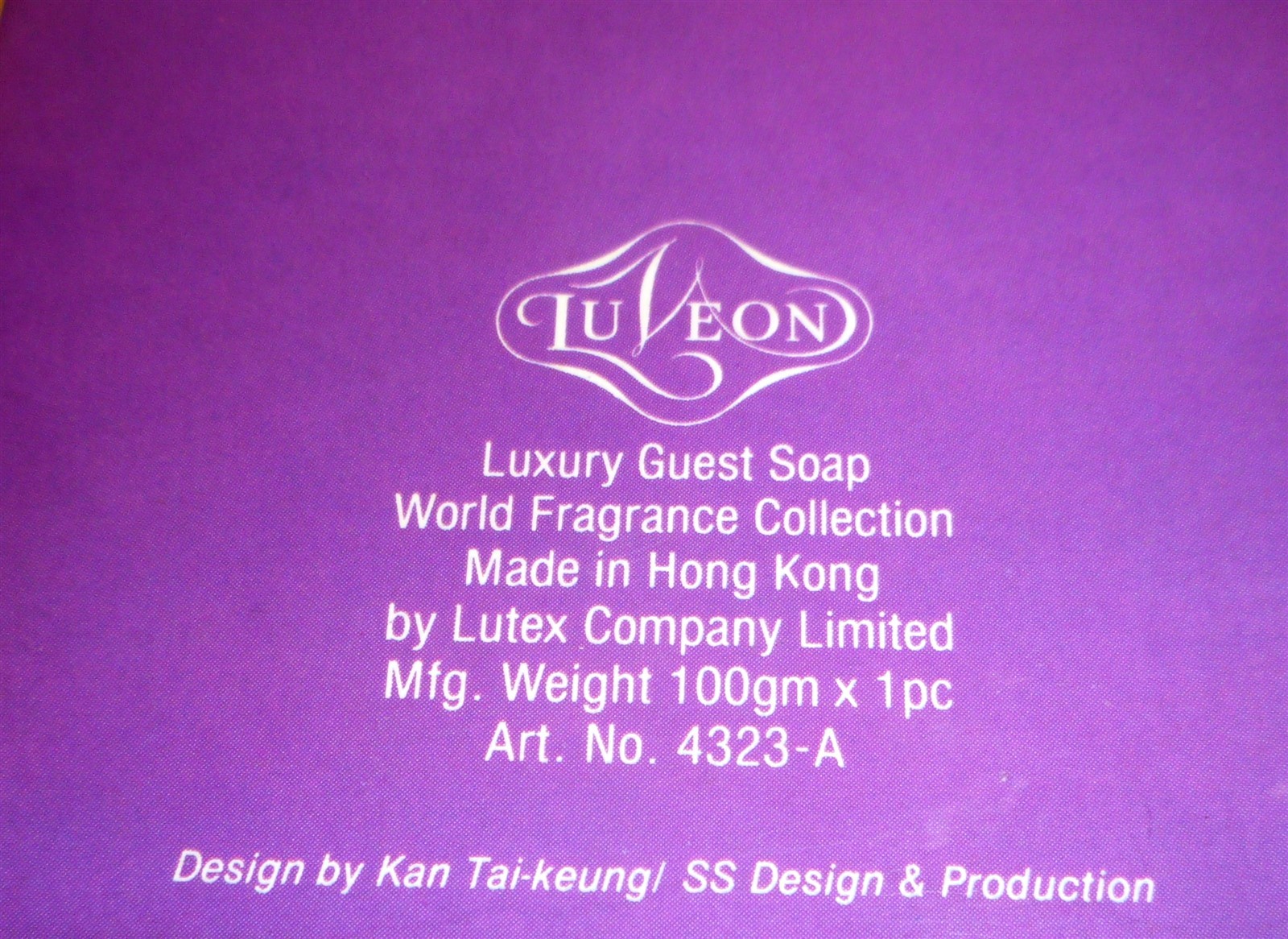 LUXURY GUEST FRAGRANCE COLLECTION SOAP ON A ROPE BUTTOCKS BUTT
