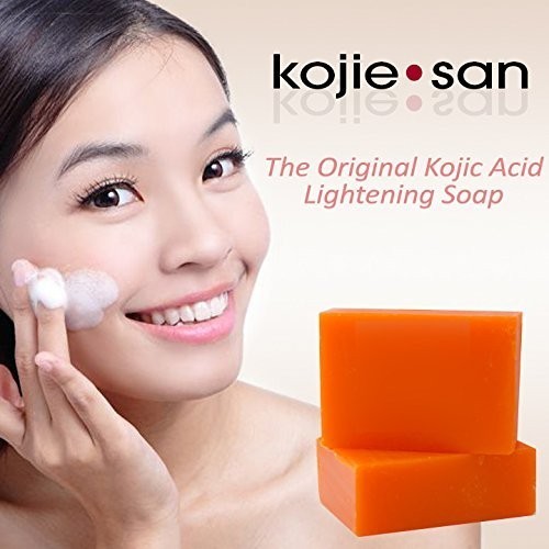 Exfoliating Kojic Acid Soap with Coconut Oil – 4 x 65g Bars for All Skin Types
