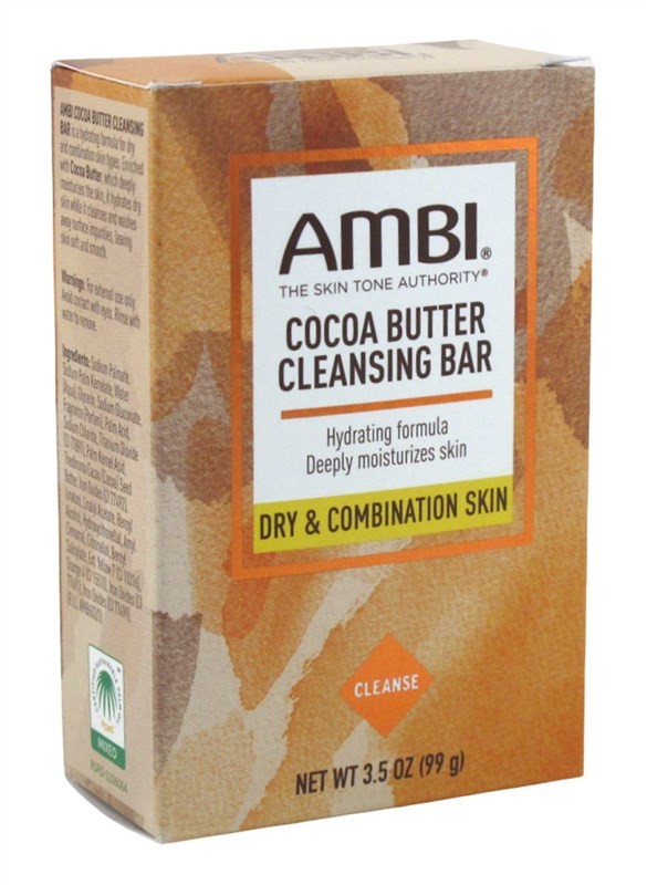 Ambi Cleansing Bar Soap Cocoa Butter 3.5 Ounce