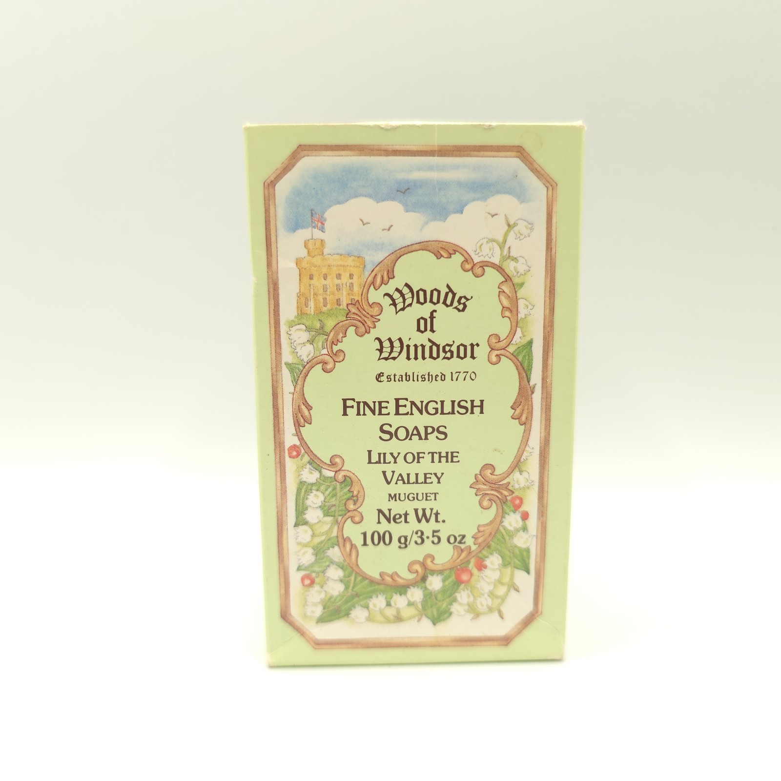 1992 Woods of Windsor Lily of the Valley Fine English Soap 3.5 oz England