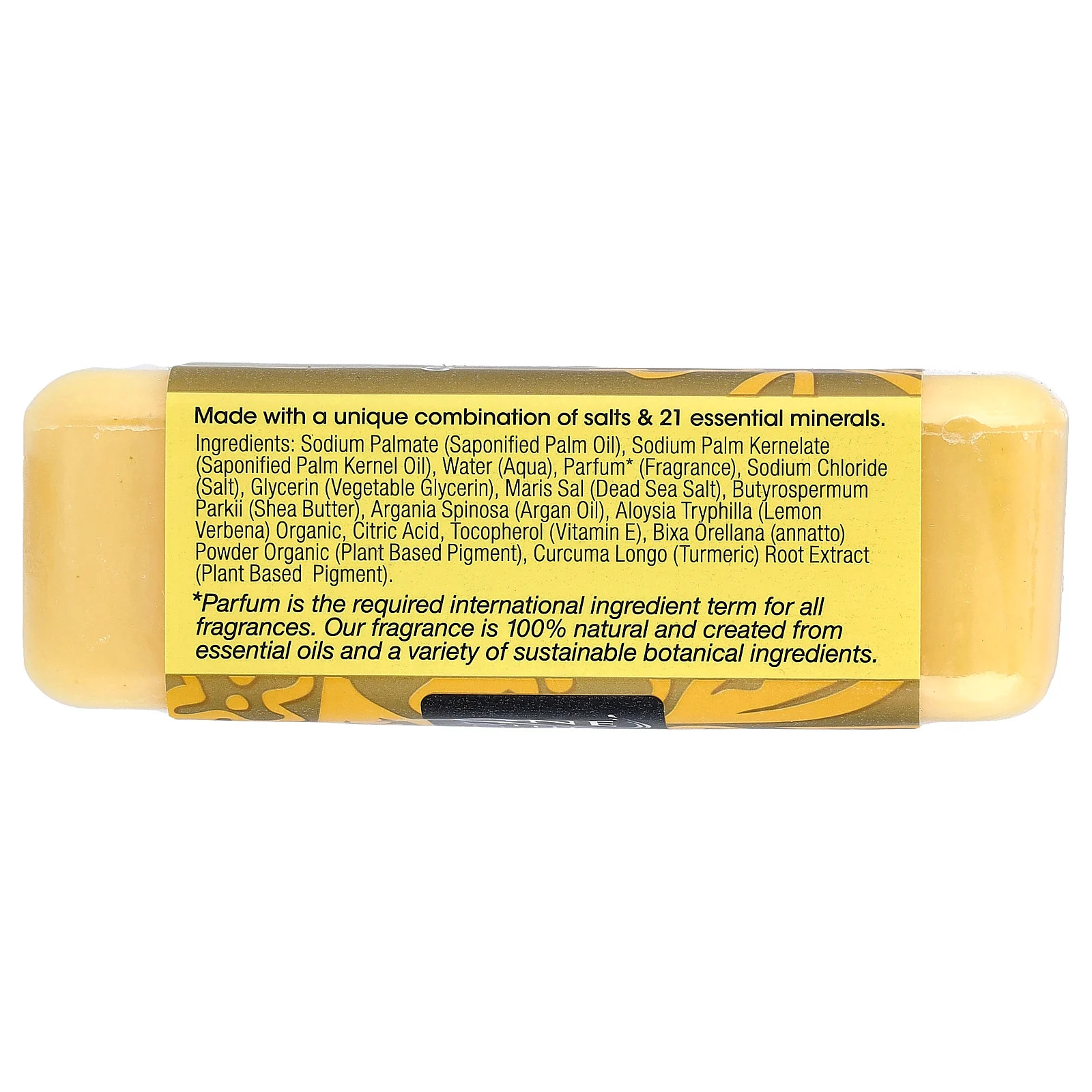 Dead Sea Mineral Bar Soap, Lemon Sage, 6 Count, 7 oz (198 g) Each