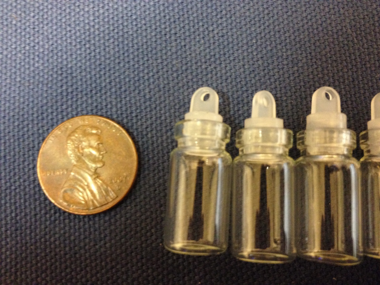 10 Pieces SMALL GLASS PERFUME SAMPLE VIALS Bottles new Vial Tubes Bottles