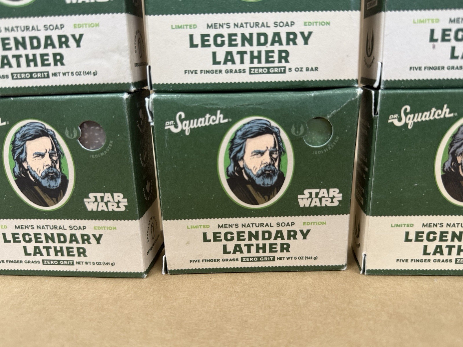 4 Dr. Squatch STAR WARS Legendary Lather, Zero Grit Wash Soap