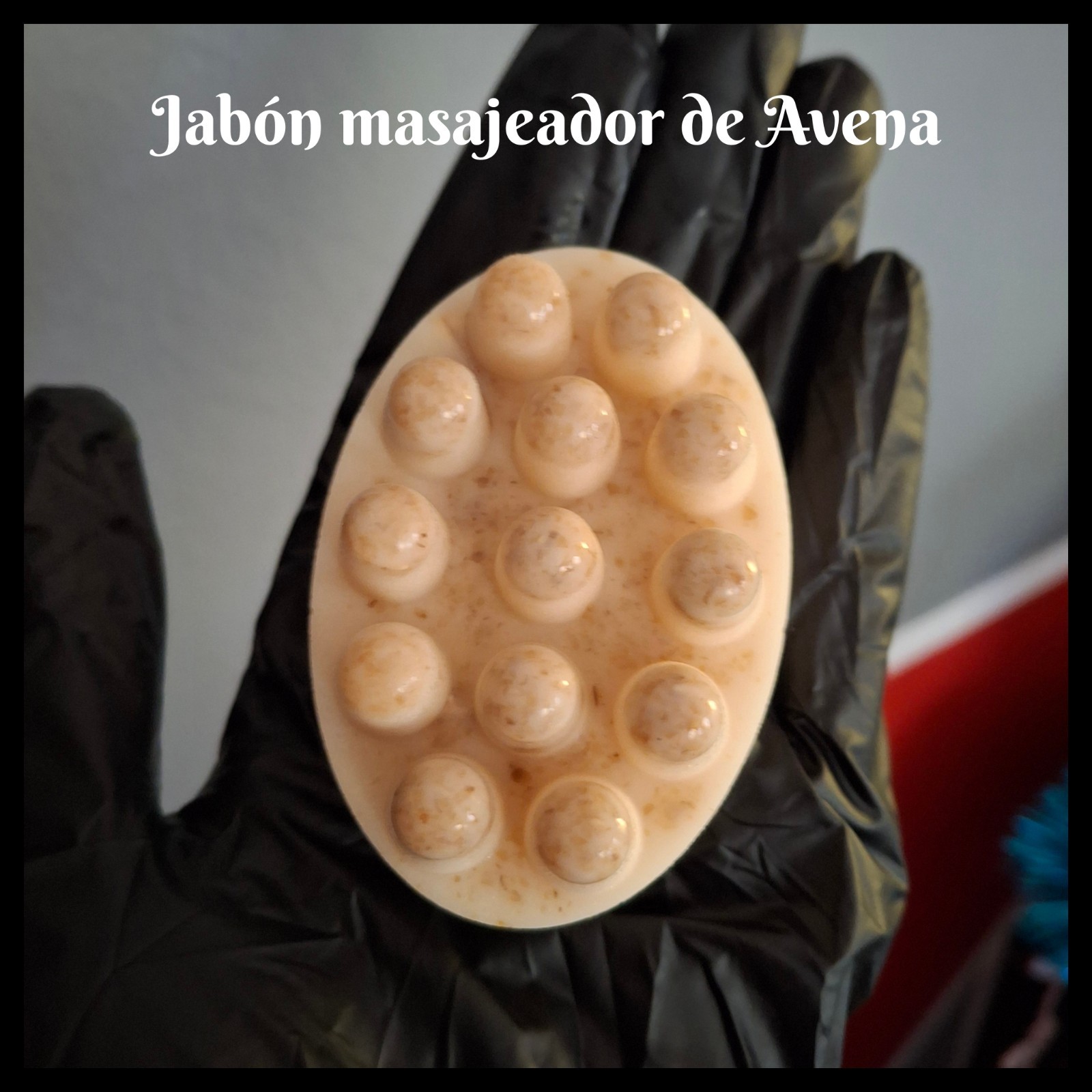 Jabón artesanal de avena / handmade oat soap
