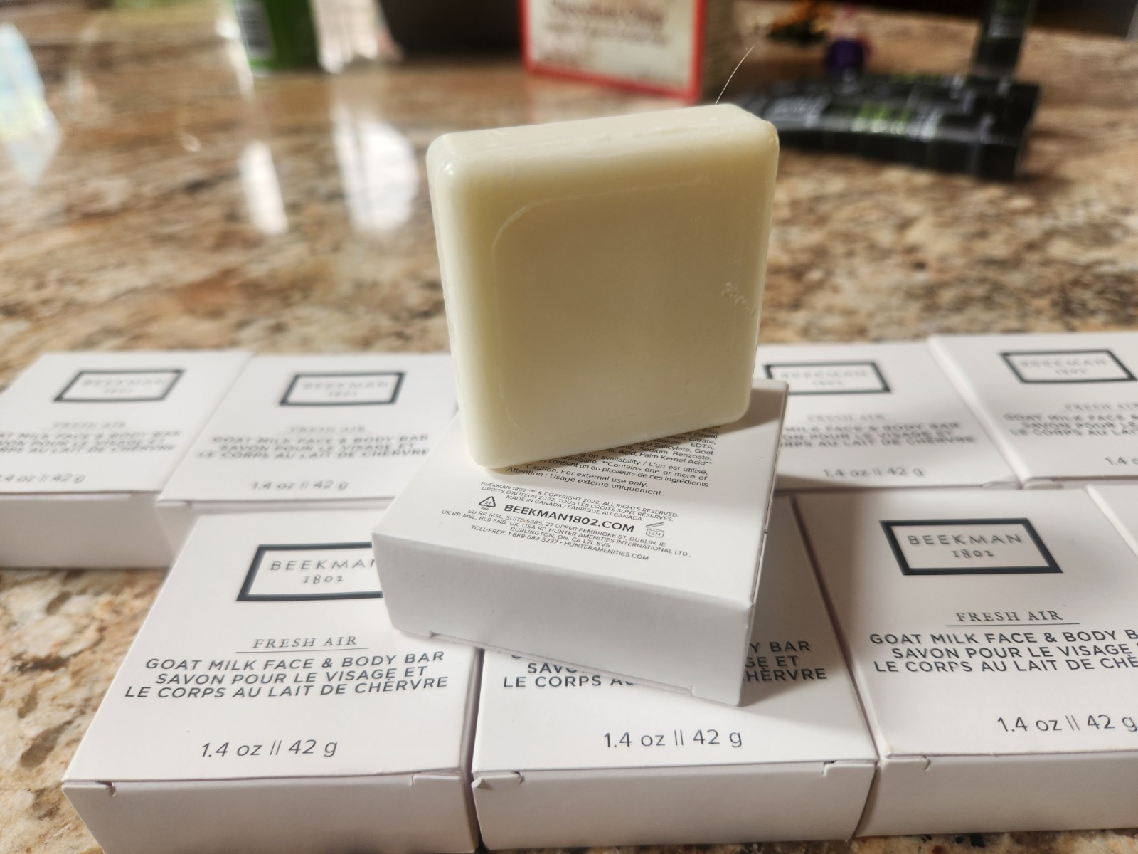 10 PACK Beekman 1802 Fresh Air Goat Milk Soap Lot 1.4oz Face Body Bars FREE SHIP