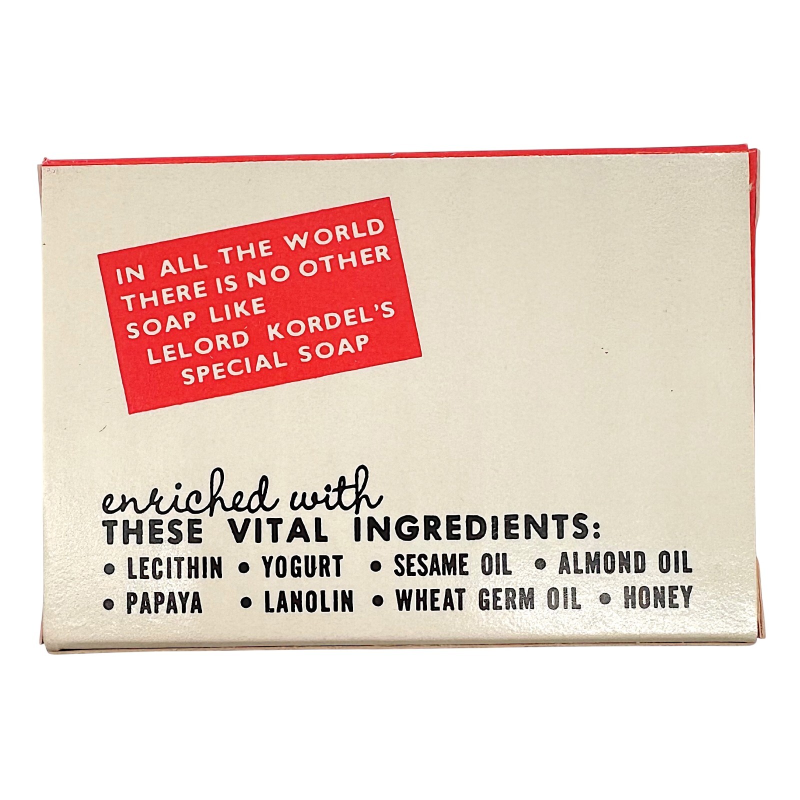 Vintage Vital Foods Lelord Korbel’s Special Soap NOS Sealed Box 12 Bars