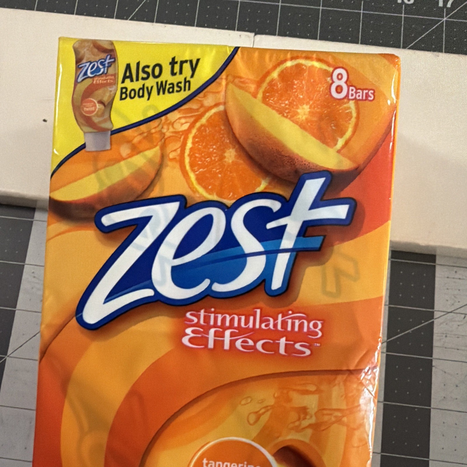 VTG ZEST TANGERINE MANGO TWIST BAR SOAP~8 Pack 4.0oz STIMULATING EFFECTS – New